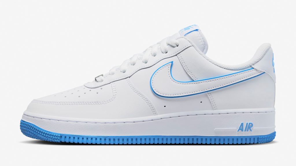 Nike Air Force 1 Low White University Blue Shirt Match