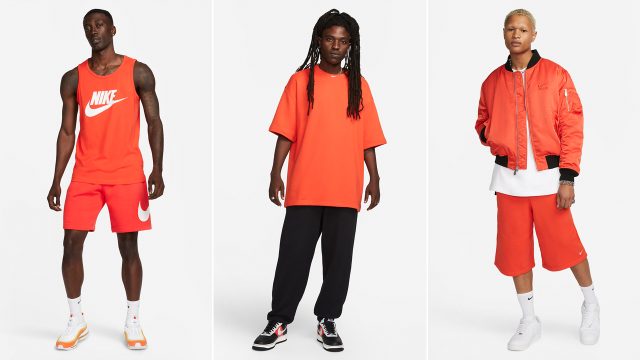 Nike-Sportswear-Picante-Red-Shirts-Shorts-Clothing-Sneaker-Outfits