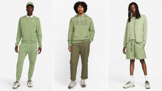 Nike-Oil-Green-Clothing-Sneakers-Outfits