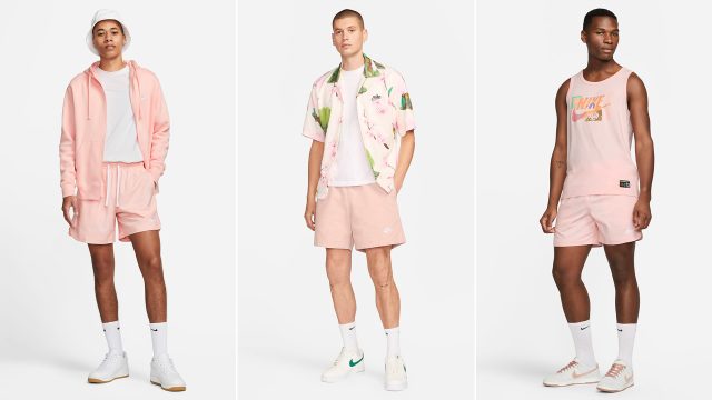 Nike-Pink-Bloom-Shirts-Shorts-Clothing-Outfits-Summer-2023