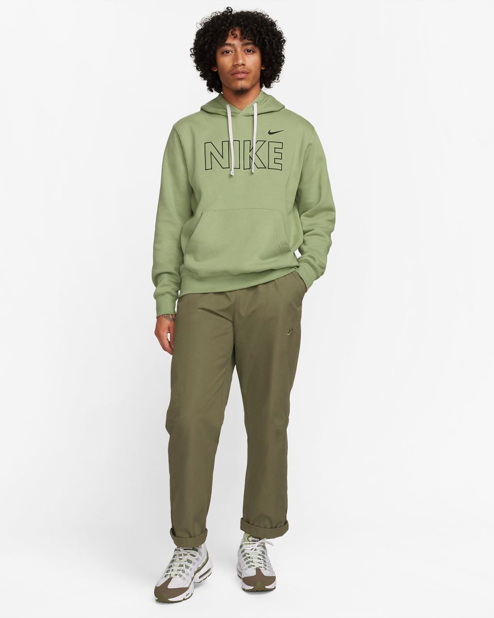 Nike Oil Green Clothing Sneaker Outfits