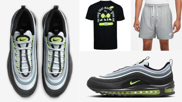 Nike-Air-Max-97-Icons-Volt-T-Shirt-Shorts-Outfit-Match