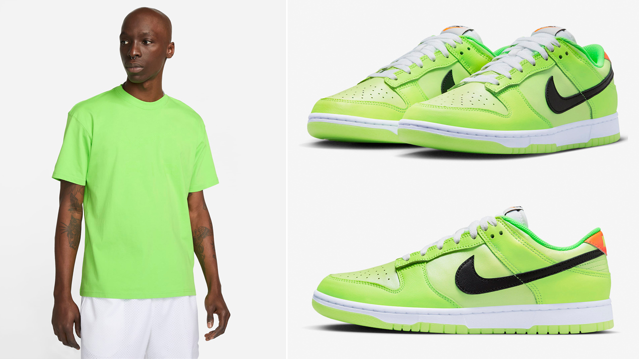 Nike Dunk Low Volt Glow in the Dark Shirts Clothing Outfits