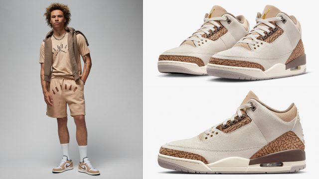 Air-Jordan-3-Palomino-Shirt-and-Shorts-Outfit