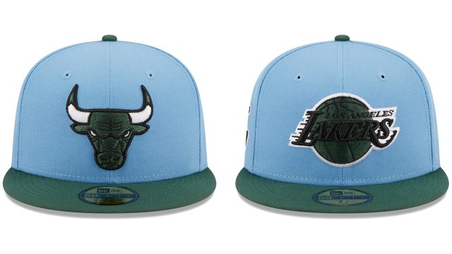 New-Era-NBA-Light-Blue-Green-Two-Tone-59FIFTY-Fitted-Caps