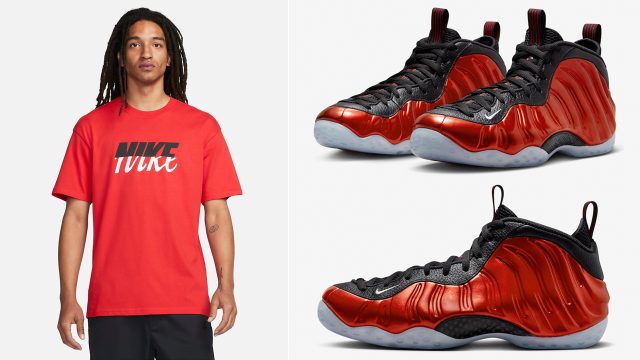 Nike-Air-Foamposite-One-Metallic-Red-Shirt-Outfit-Match
