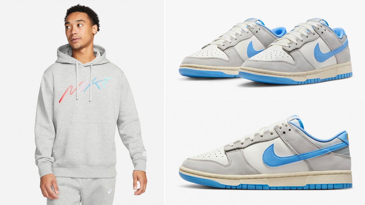 Nike Dunk Low Athletic Department University Blue Outfits