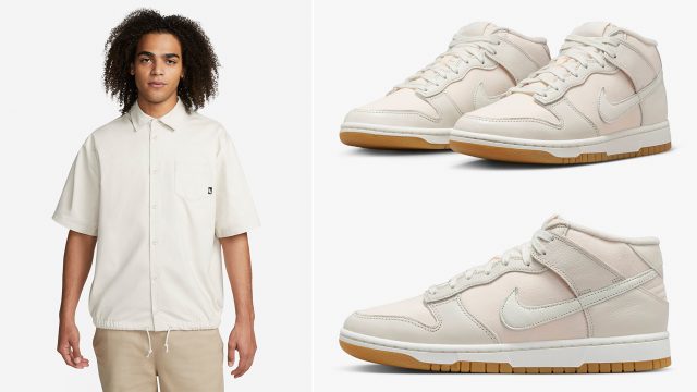 Nike-Dunk-Mid-Light-Orewood-Brown-Shirts-Clothing-Outfits
