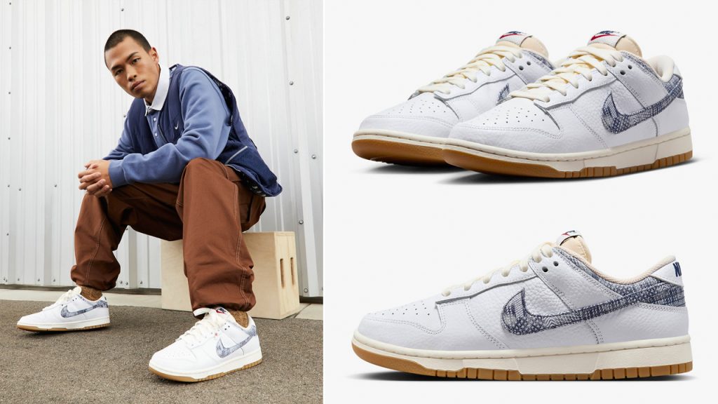 Nike Dunk Low Washed Denim Outfits | SneakerFits.com