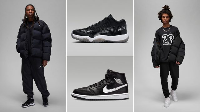 Jordan-Black-White-Clothing-Sneakers-Outfits