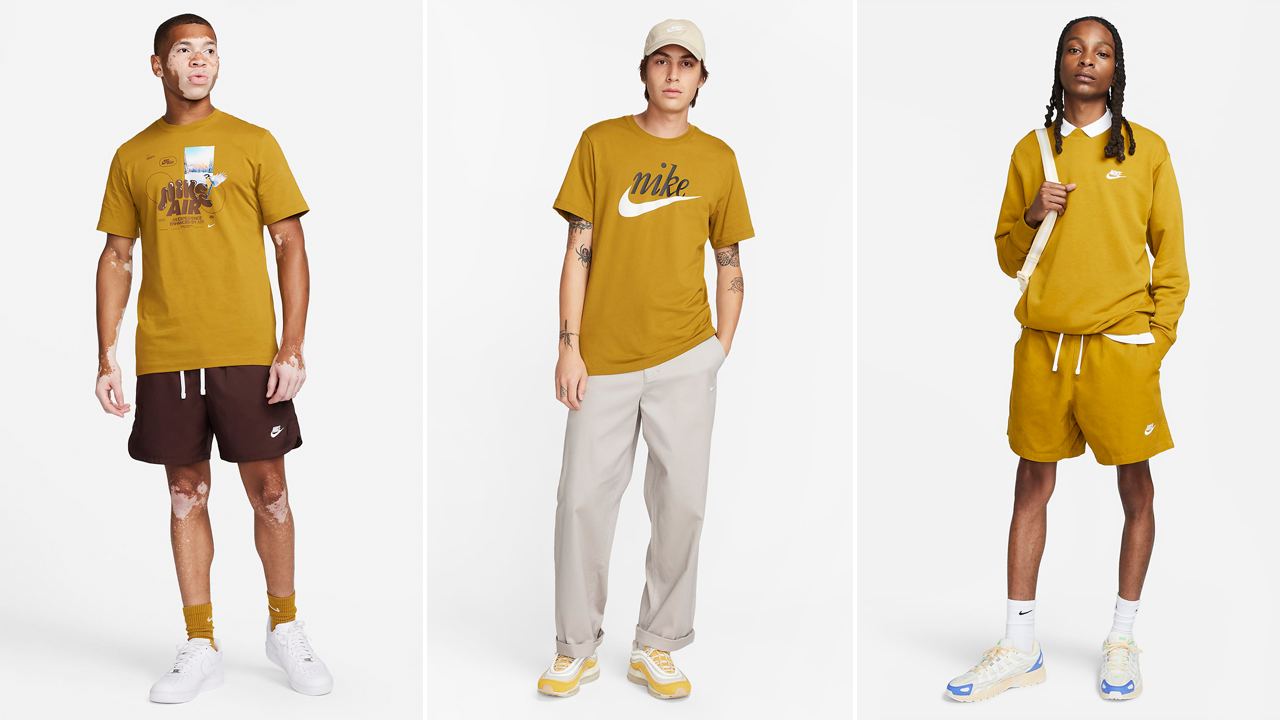 Nike Bronzine Shirts Shorts Hats Clothing Sneaker Outfits