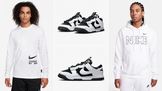 Nike-Air-Dunk-Low-Jumbo-Black-White-Shirts-Clothing-Outfits