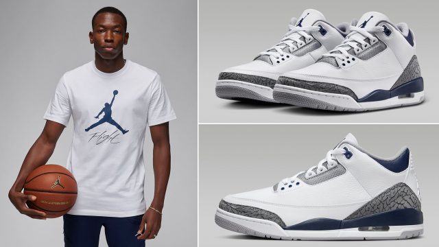 Womens shirt collection made to match the Jordan 3 knicks sneaker