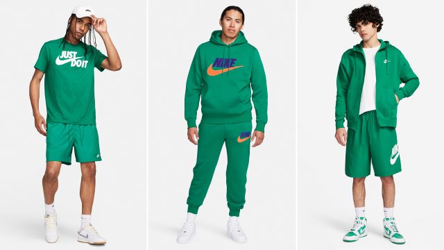 Nike Sportswear Malachite Green Clothing Shirts Outfits Sneakers 640x360