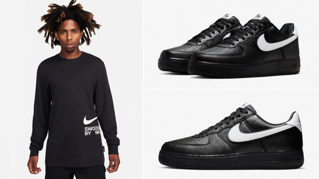 Nike-Air-Force-1-Low-Black-White-Shirts-Clothing-Outfits