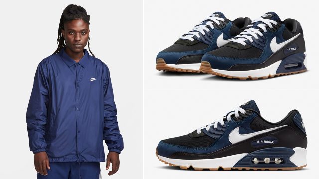 nike Space Air Max 90 Midnight Navy Jacket Outfit 640x360