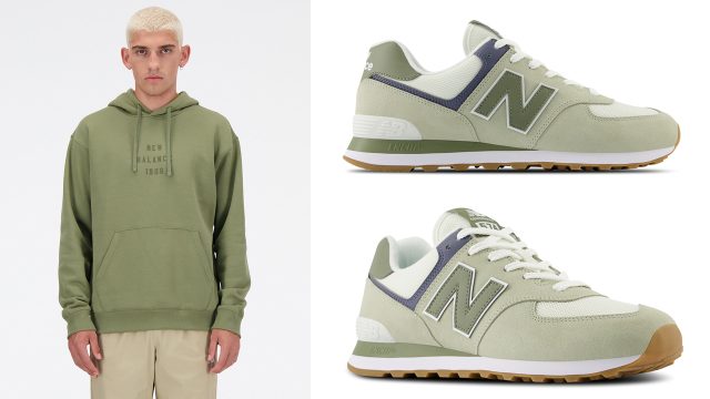 New-Balance-574-Olive-Green-Grey-White-Hoodie-Outfit