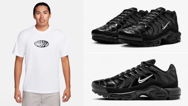 Nike-Air-Max-Plus-Black-Patent-Chrome-Shirt-Outfit