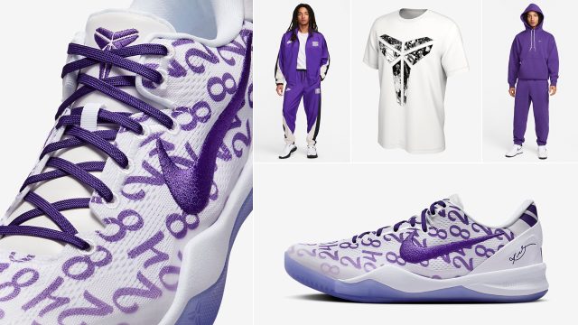 Nike-Kobe-8-Protro-Court-Purple-Shirts-Hats-Outfits-Clothing