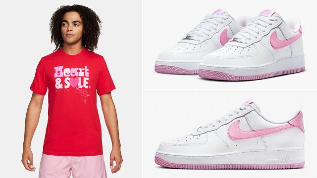 Nike-Valentines-Day-Air-Force-1-White-Pink-Shirt-Outfit