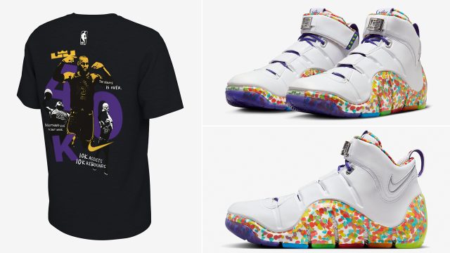 Nike-LeBron-4-Fruity-Pebbles-Shirt-Outfit