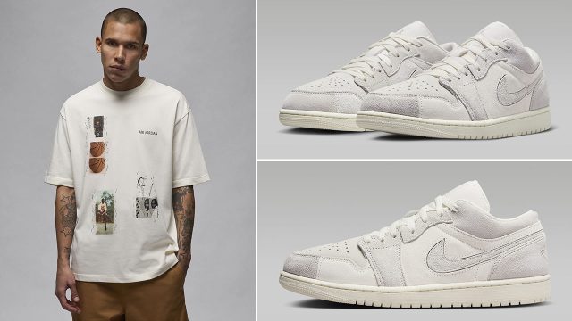 Air jordan Been 1 Low SE Craft Pale Ivory Shirt Outfit