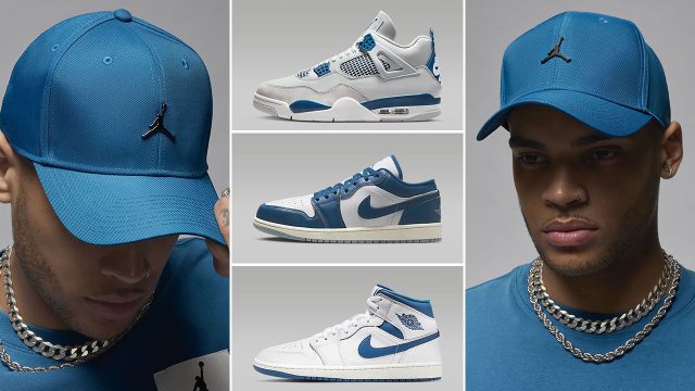 Jordan Rise Hat Industrial Blue Air Jordan Sneaker Match