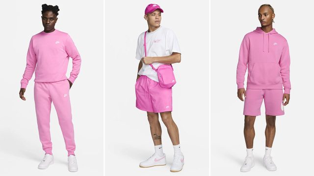 Nike Sportswear Playful Pink Clothing Shirts Shorts Sneakers Outfits 640x360