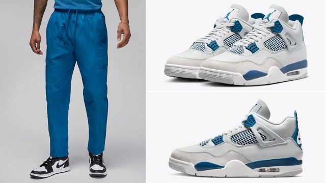 Air-Jordan-4-Military-Blue-Woven-Pants-Outfit