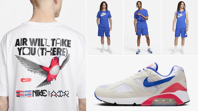 Nike Air 180 Ultramarine 2024 Outfits Shirts cheetah Clothing
