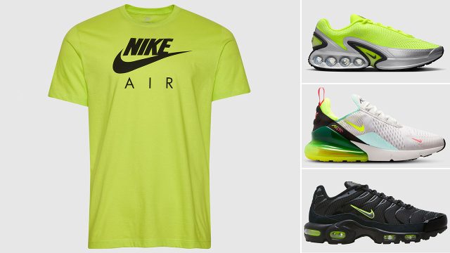Nike Air Futura T Shirt Volt Black Air Max Sneaker Match 640x360