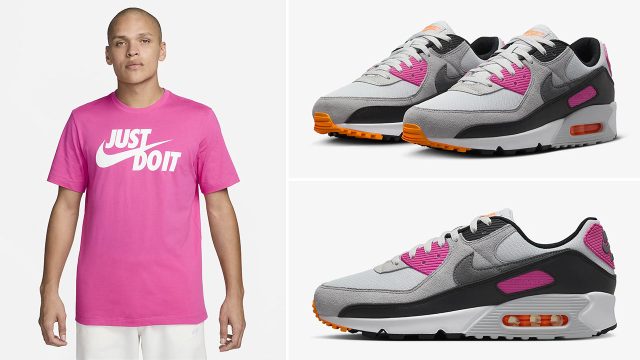 Nike Air Max 90 Pure Platinum Alchemy Pink Shirt Outfit