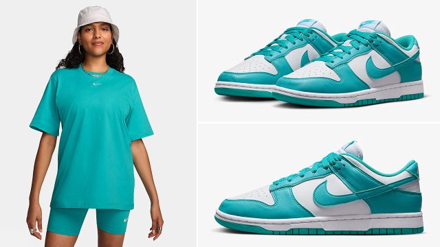 Nike Dunk Low Dusty Cactus Womens Shirt Outfit