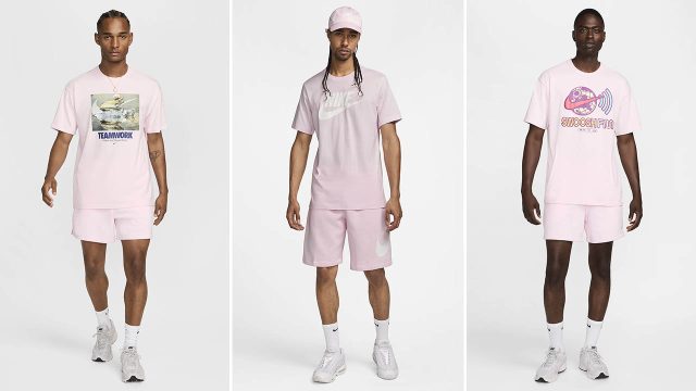 Nike Sportswear Pink Foam Shirts Hats Shorts Clothing Outfits Summer 2024 640x360