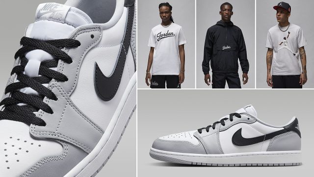 Air August jordan 1 Low OG Barons Outfits Shirts Hats Clothing Match