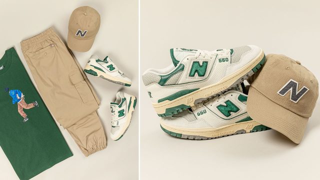 Green new balance outfit best sale