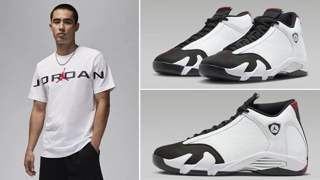 Air Jordan 14 Black Toe T Shirt Outfit