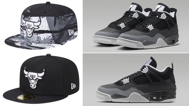 Air Jordan 4 Fear Hats to Match Sneakers