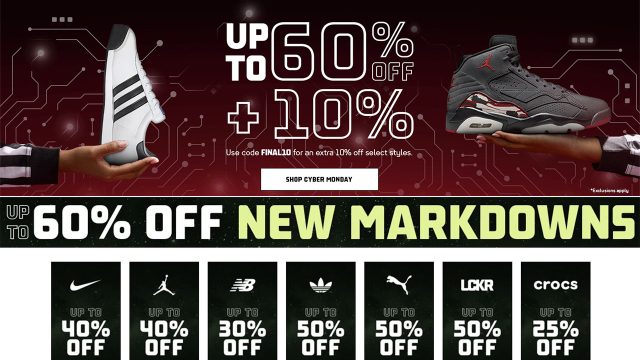 Foot Locker Cyber Monday 2024 Sneakers Sportswear Sales Deals