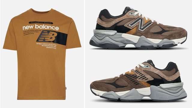 New Balance 9060 Dark Mushroom Sneakers Shirt Outfits