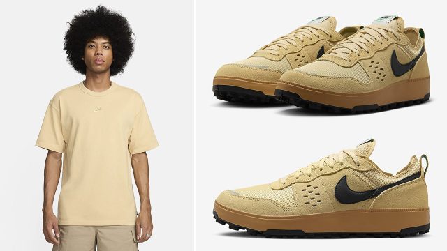 Nike C1TY Brownstone Sneakers and Shirt Outfit