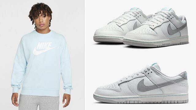 Nike Dunk Low Summit White Glacier Ice Vast Grey Shoes and Outfits