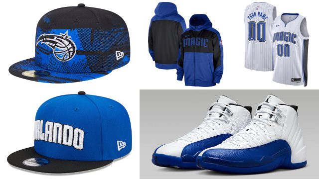 Air Jordan 12 Blueberry Orlando Magic Clothing Hats Outfits