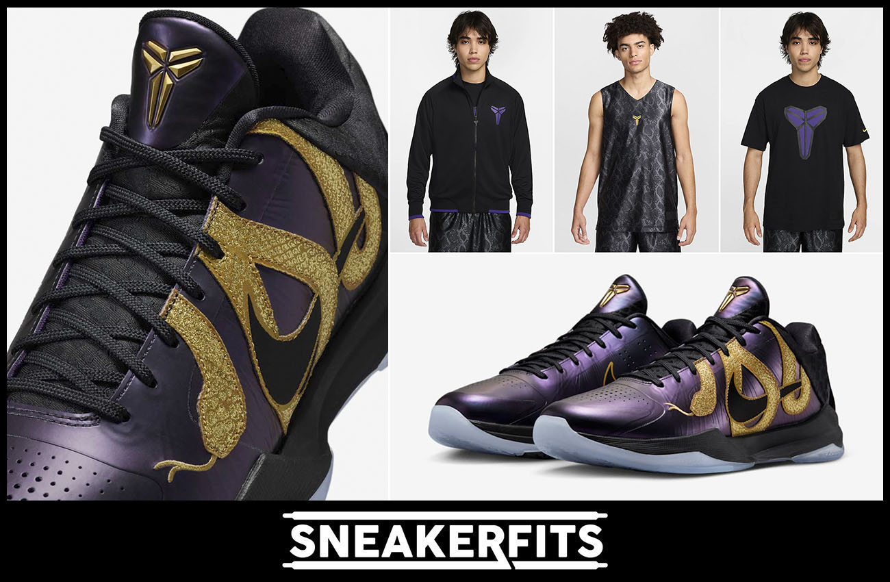 Nike Kobe 5 Protro Year of the Mamba Eggplant Shoes Outfits