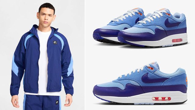 Nike Air Max 1 Psychic Blue University Blue Deep Royal Blue Mens Shoes and Outfits