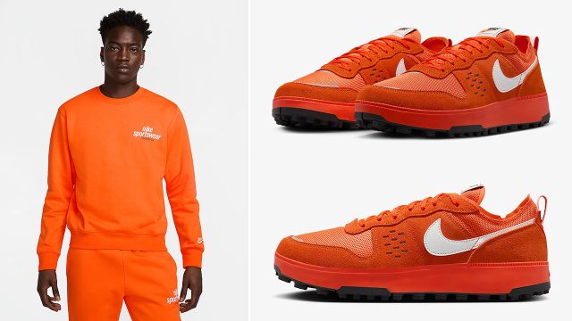 Nike C1TY Safety Orange Mens Shoes and Outfits