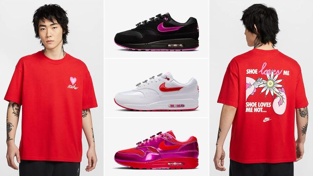 Nike Valentines Day 2025 Sneakers Apparel Shirts Clothing Outfits