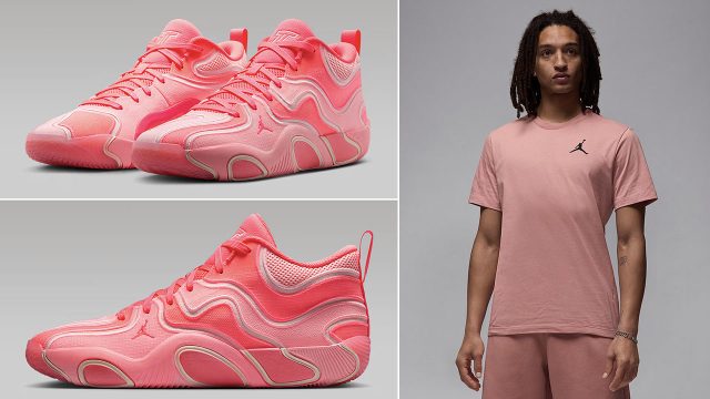Jordan Tatum 3 Blender Pink Sneakers Clothing Outfits