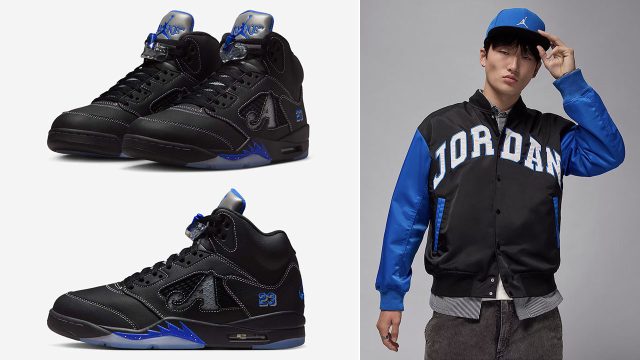 How to Style the AWAKE NY Air Jordan 5 Racer Blue Sneakers With Outfits