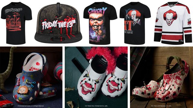 Crocs Horror 2025 Chucky Pennywise Jason Classic Clogs Clothing Outfits